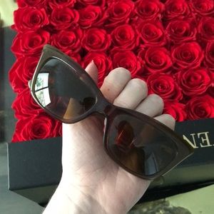 YSL glasses moss colored